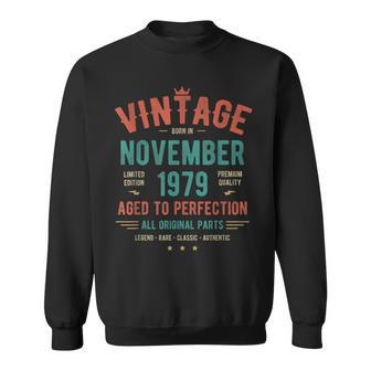 Vintage Clasico Noviembre 1979 Nacido En 1979 Camisa de entrenamiento - Regaloses