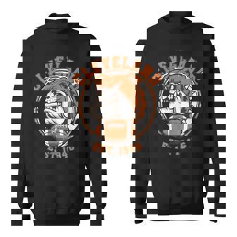 Vintage Cleveland Football Dog Sweatshirt | Mazezy