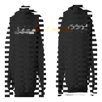 Vintage Dachshund Ghost Halloween Costume Dog Lover Sweatshirt | Mazezy