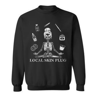 Vintage Local Skin Plug Skincare Dermatologist Esthetician Sweatshirt - Thegiftio UK