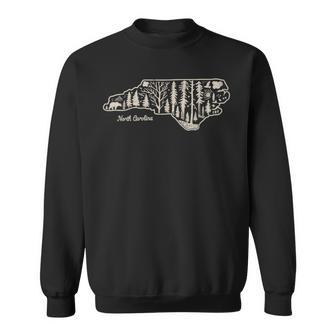 Vintage North Carolina Usa Outdoor Sweatshirt | Mazezy