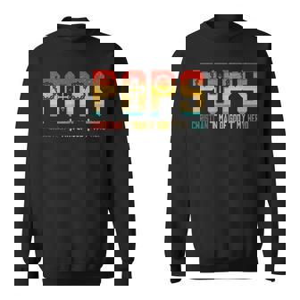 Vintage Pops Christian Man Hero Proud Men Father's Day Sweatshirt Unisex | Mazezy