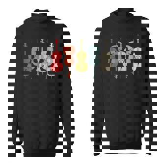 Vintage Retro 70s Orchestra Shirt For Cello Player Sweatshirt Unisex | Mazezy