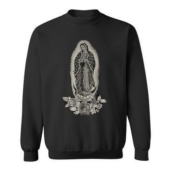 Vintage Retro Our Lady De Guadalupe Sant Mary For Christians Sweatshirt - Thegiftio UK