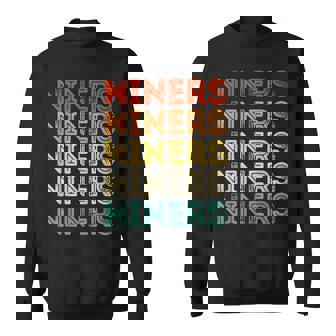 Vintage Retro Niners Retro Style 70S 80S First Name Sweatshirt | Mazezy