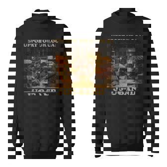 Vintage Support Local Jug-Band Graphic Music Musician Joke Sweatshirt - Thegiftio