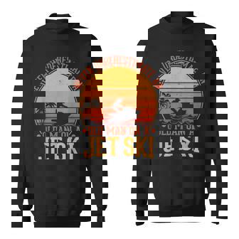 Vintage Water Jet Ski Fun Beach For Men Retro Jet Ski Sweatshirt Unisex | Mazezy