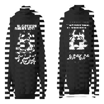 Vom Ganzen Herzen Fck Dich Nein Fresse Nerv Nicht Lustiges Sweatshirt - Seseable
