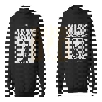 The Walking Dad Zombie Undead Hip Retro Padre Cool Hipster Felpa - Novitaregali