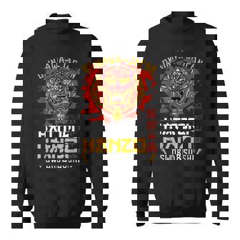 Warrior Warrior 沖縄 日本 はっとり 半蔵 剣と寿司 スウェットシャツ - Kawaiitshirt