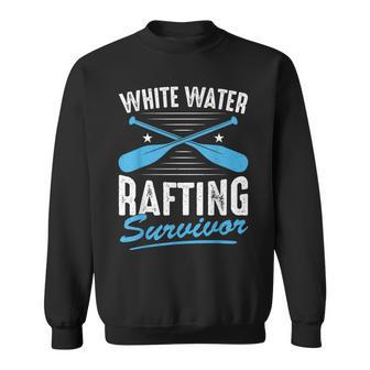 Water Rafting Survivor White Water Rafting Sweatshirt Unisex | Mazezy