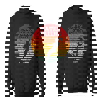 Water Skiing Retro Waterski Vintage Waterskiing Sunset Ski Sweatshirt Unisex | Mazezy