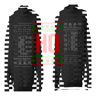 Where's My Ho At Ho Merry Christmas Holiday Couples Ugly Sweatshirt | Seseable CA