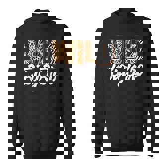 Wild Big Bro Zoo Born Two Be Wild B-Day Safari Jungle Animal Sweatshirt - Thegiftio