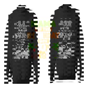 Wild Mama Of The Birthday Boy Zoo Safari Jungle Animal Sweatshirt | Seseable FR