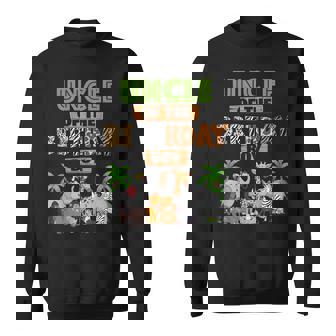 Wild Uncle Of The Birthday Boy Zoo Safari Jungle Animal Sweatshirt | Seseable FR