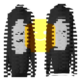 Winking Winky Face ミニフィグ ブリックトイtシャツ スウェットシャツ - Kawaiitshirt