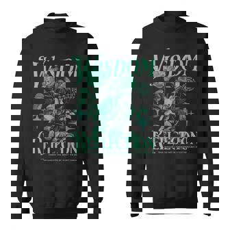 Wisdom Reflection Retro Green Glow 1S Matching For Women Sweatshirt | Mazezy