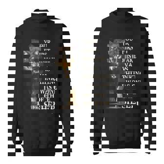 Wolf Your First Mistake Was Thinking I Was One Of The Sheep Sweatshirt | Mazezy