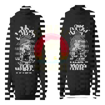 Wombat Retro Combat Wombat Sweatshirt | Mazezy