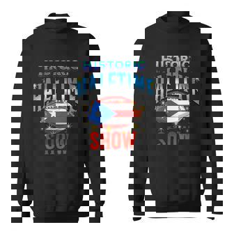 Women's Boricua Pride The Football Show Puerto Rico Flag Sweatshirt - Thegiftio