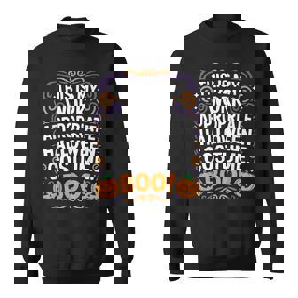 This Is My Work Appropriate Halloween Costume Boo Sweatshirt | Seseable FR