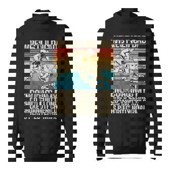 Wrestling Dad Wrestler Wrestling Wrestle Father's Day Sweatshirt | Mazezy