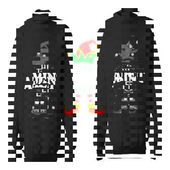 Xmas Ambient Elf Family Matching Christmas Pajama Sweatshirt Unisex | Mazezy