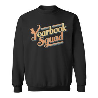 Yearbook Squad Small Black Sweatshirt - Thegiftio UK