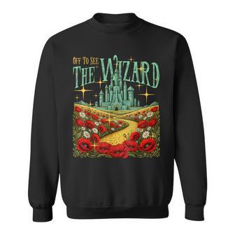 Yellow Brick Road We’Re Off Wizard Sweatshirt - Thegiftio UK