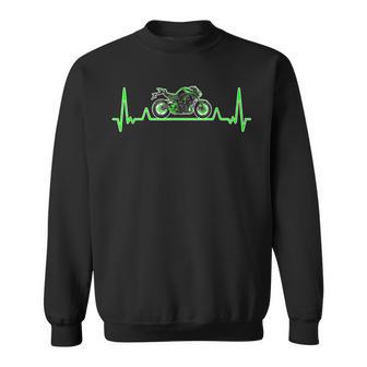 Z900 Motorrad Herzschlag Pulse Motorradfahrer Biker Sweatshirt - Geschenkecke