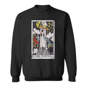 Zshop Xvi De Manga Corta Diseñointage De La Torre Tarot Camisa de entrenamiento - Regaloses