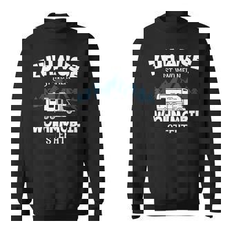 Zuhause Ist Wo Mein Wohnmobilteht Camping Sweatshirt - Seseable