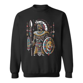 Zulu Warrior Africa Stemi Apparel Zulu Warrior African Ethnic Tribe Zulu Kingdom Sweatshirt - Thegiftio