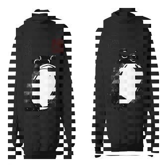 【かゑるまにあ】不機嫌な蛙 日本の侍カエル 浮世絵 かえる 日本禅美術 伝統芸術 松本奉時 ヴィンテージ タトゥーアート スウェットシャツ - Kawaiitshirt