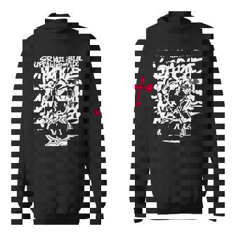 【クレイジー・オリー】Super Kawaii Zombie Idol 黒 スウェットシャツ - Kawaiitshirt