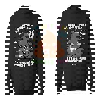 おもしろうんち二日目のためだけにここにいるよ スウェットシャツ - Kawaiitshirt