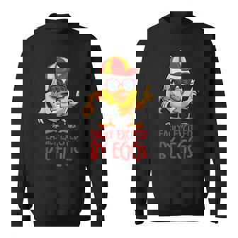 おもしろエッグが簡単に興奮するエッグ。 スウェットシャツ - Kawaiitshirt