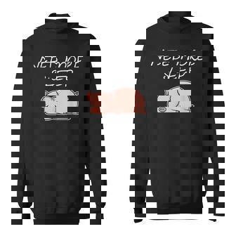 おやすみになる豚のパジャマデザイン スウェットシャツ - Kawaiitshirt