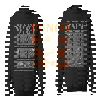 かっこいいパンチかわいい猿 スウェットシャツ - Kawaiitshirt