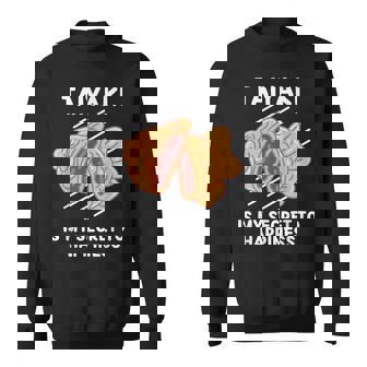 かわいいたい焼き料理は幸せの秘密 たい焼き好き。 スウェットシャツ - Kawaiitshirt