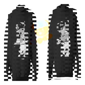 かわいいテディベア野球ヒッター。 スウェットシャツ - Kawaiitshirt