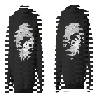 きつね 北海道 ムーンフォックスジャンプ 動物の自然を探している スウェットシャツ - Kawaiitshirt