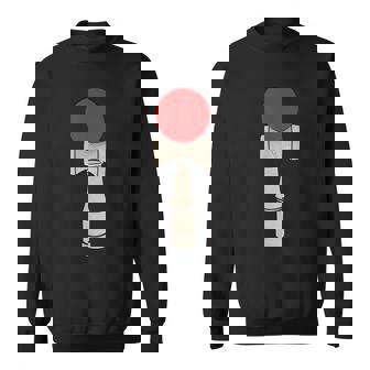 けん玉 日本製ボールとカップシャツ スウェットシャツ - Kawaiitshirt