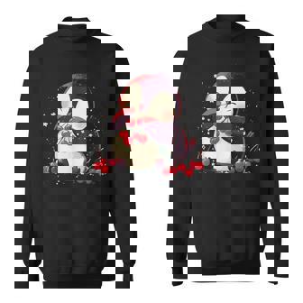 さくらんぼペンギン かわいい チェリー フルーツ アートワーク ペンギン好き スウェットシャツ - Kawaiitshirt