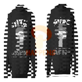 しいたけが起こる 菌類マッシュルーム スウェットシャツ - Kawaiitshirt