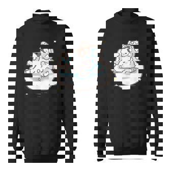 ねこぺん日和 すやすや スウェットシャツ - Kawaiitshirt