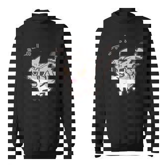 ねこシャーサバトラ白猫ver スウェットシャツ - Kawaiitshirt