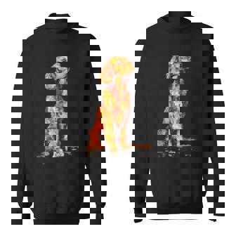 アイリッシュセッター 犬 グラフィック ペットアート アイリッシュセッター スウェットシャツ - Kawaiitshirt