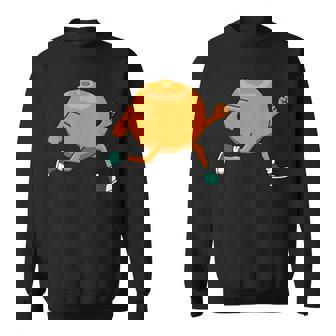 アイロニック・オレンジ・ランニング・マラソン・ホビーランナー スウェットシャツ - Kawaiitshirt